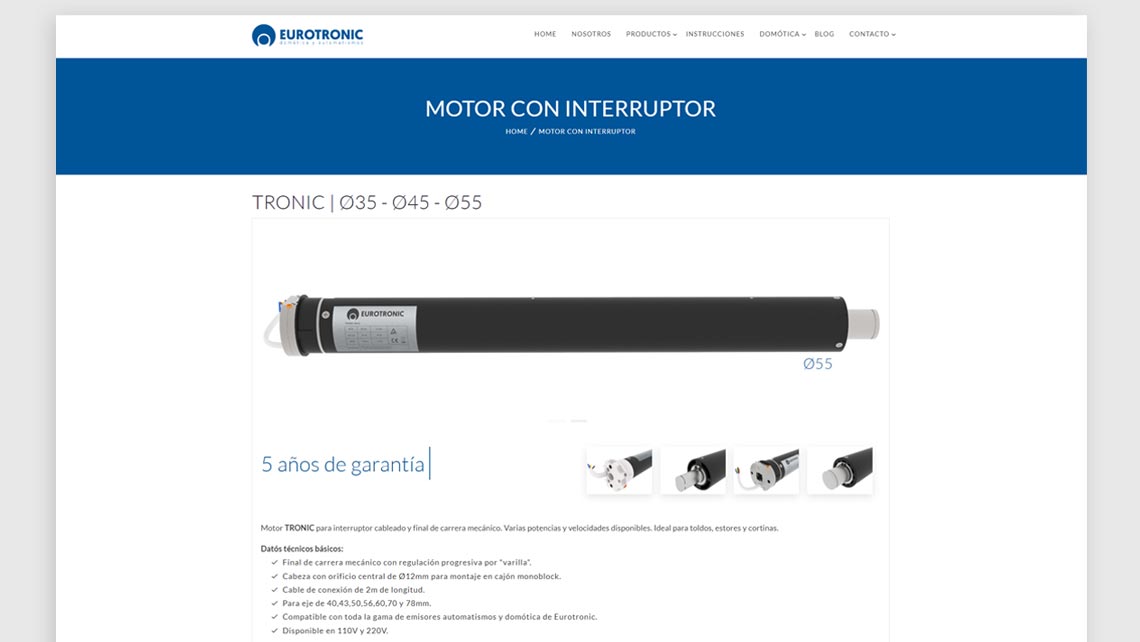 Eurotronic Europe - Proyecto Web