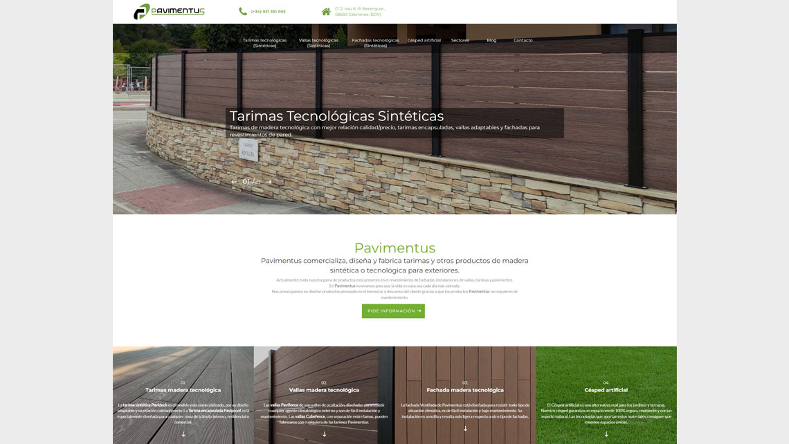 Proyecto web Pavimentus