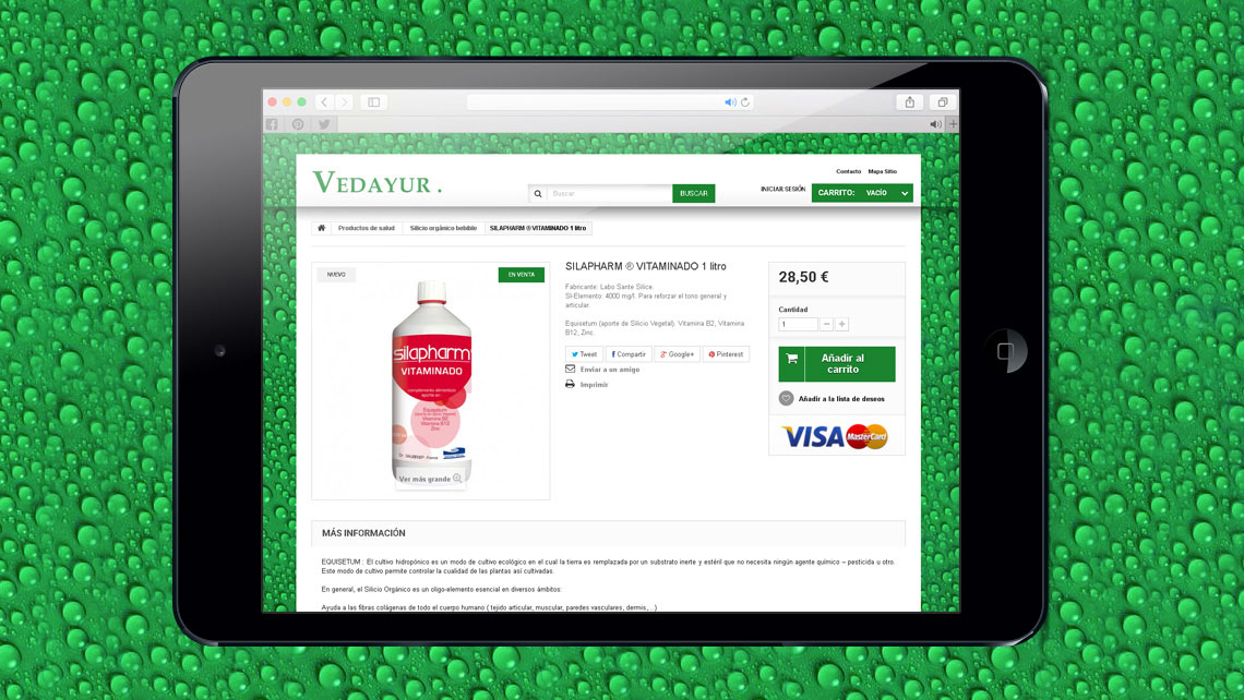 Diseño web Vedayur