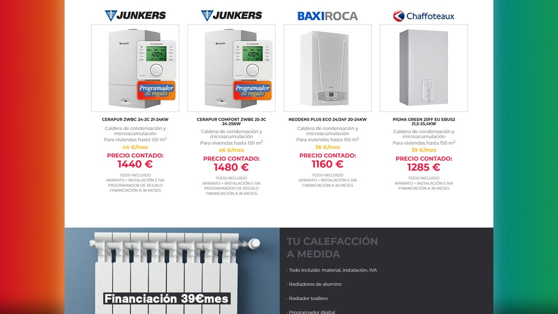 Proyecto web Vidaclima