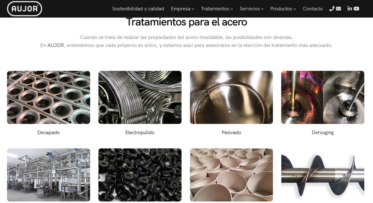 Disseny web i SEO per a Aujor