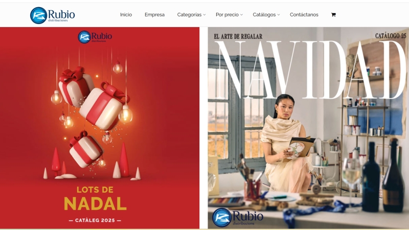 Distribucions Rubio empieza la campaña de lotes de navidad