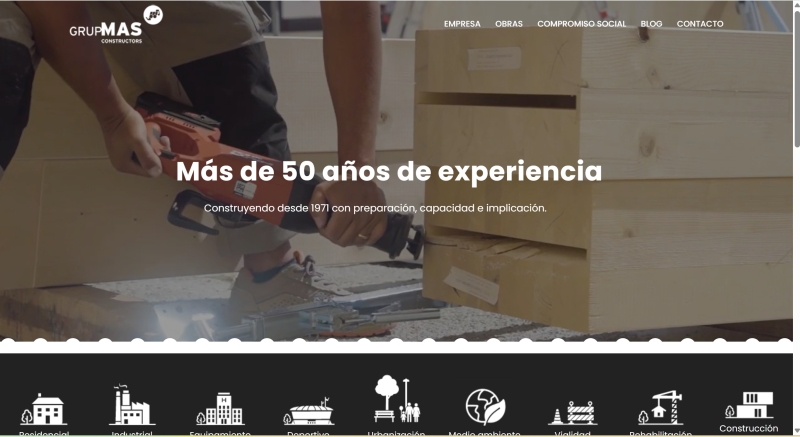 Grup Mas renueva su página web