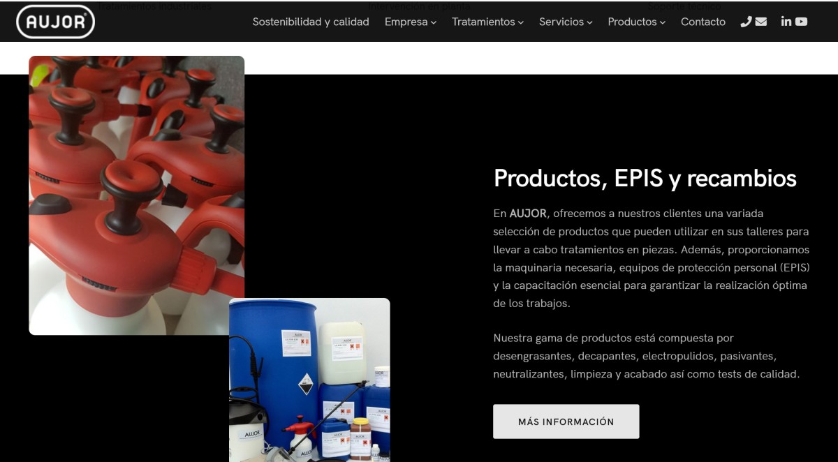 Disseny web i SEO per a Aujor