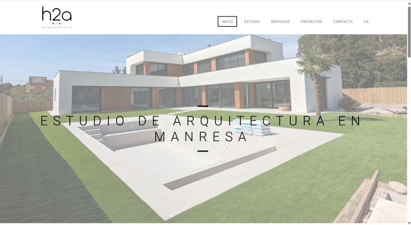 H2A Arquitectura – Diseño y desarrollo web para estudio de arquitectura
