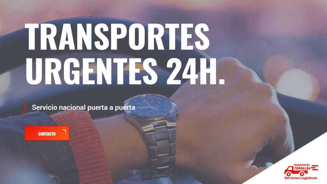 Disseny web i posicionament SEO per a Transportes Torralba